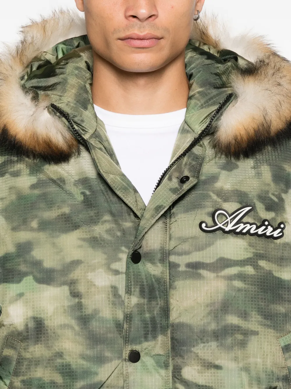 AMIRI Jack met capuchon Groen