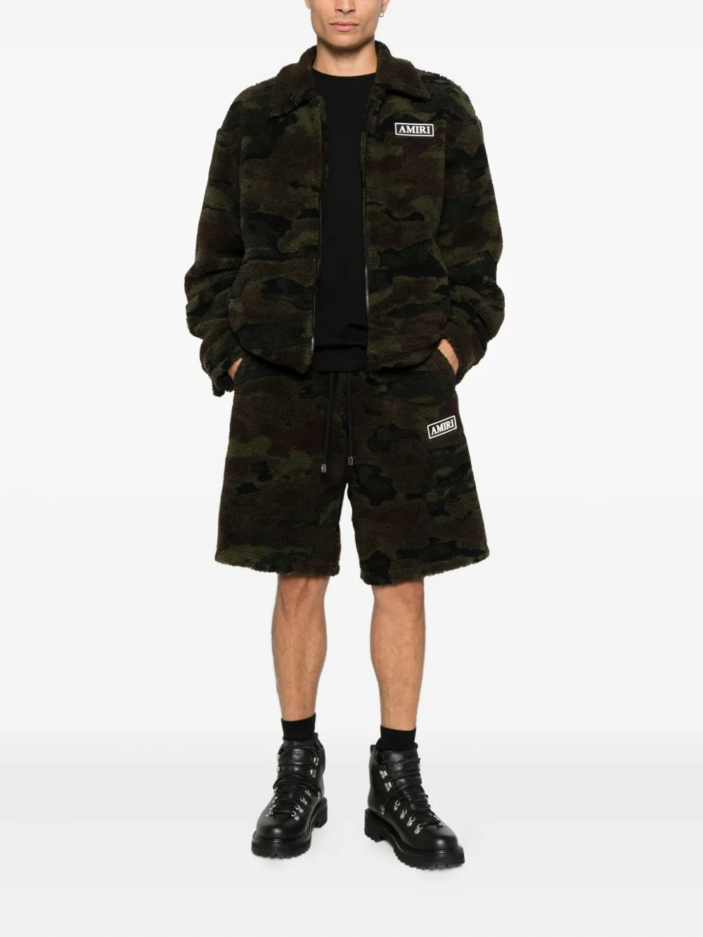 AMIRI fleece drawstring shorts | Track & Running Shorts | Image 2