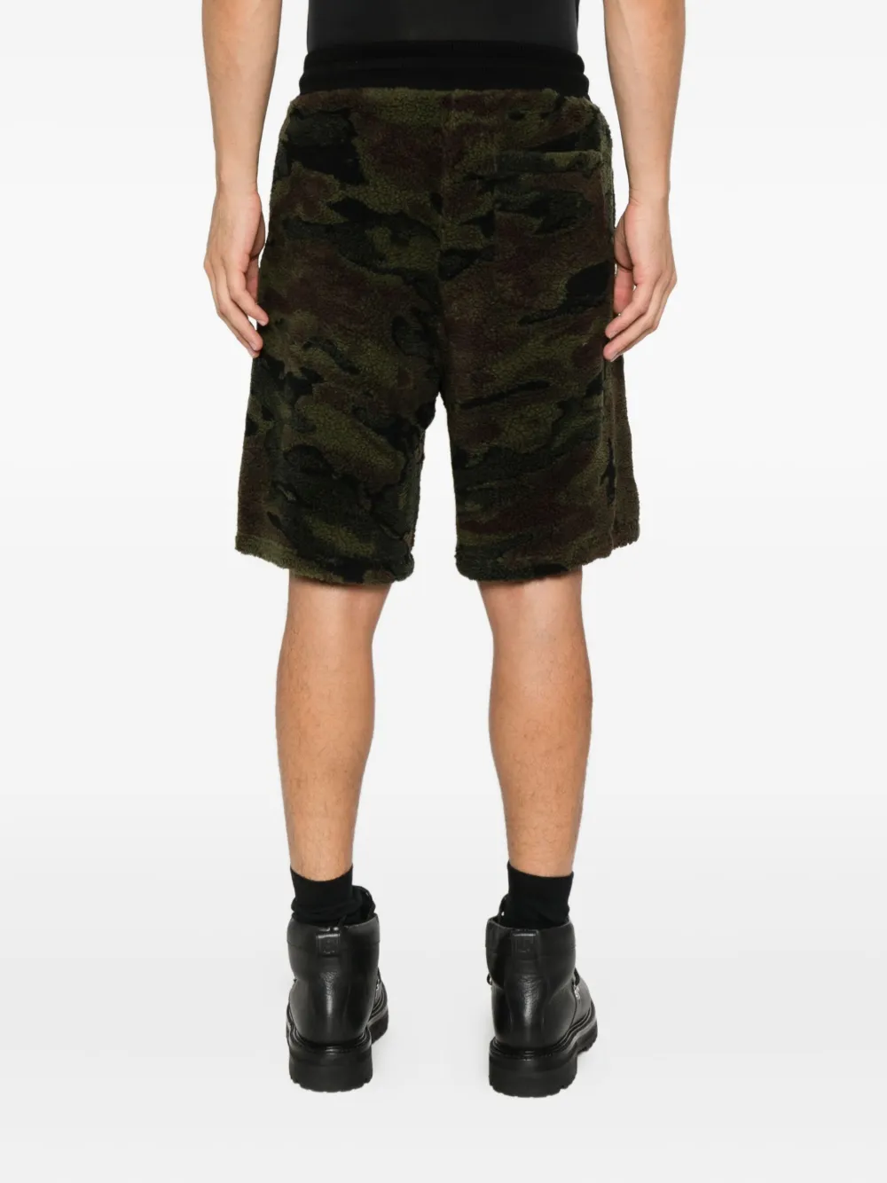 AMIRI Fleece shorts met trekkoord Groen