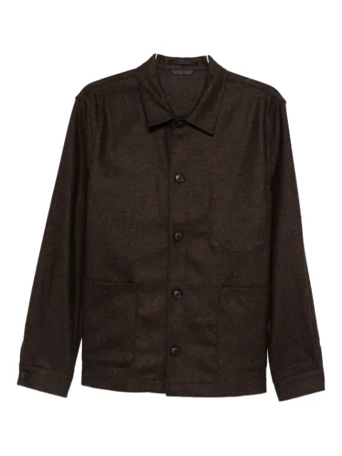 Sunspel buttoned wool jacket