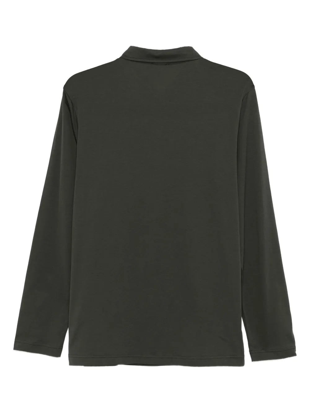 Sunspel long-sleeve polo shirt - Grijs