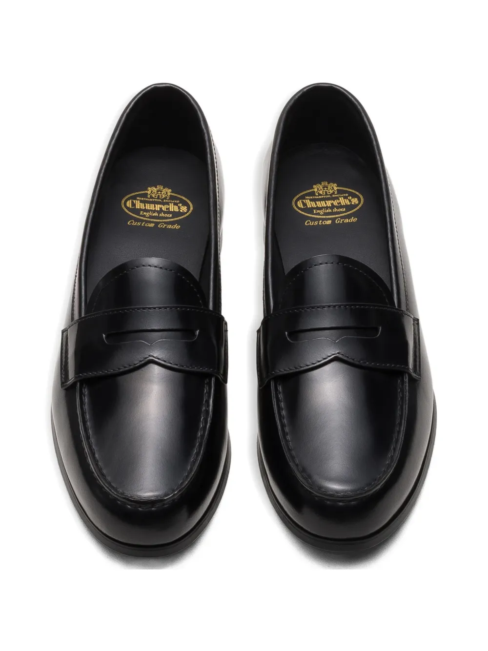 Church's Natalie loafers van gepolijst leer Zwart
