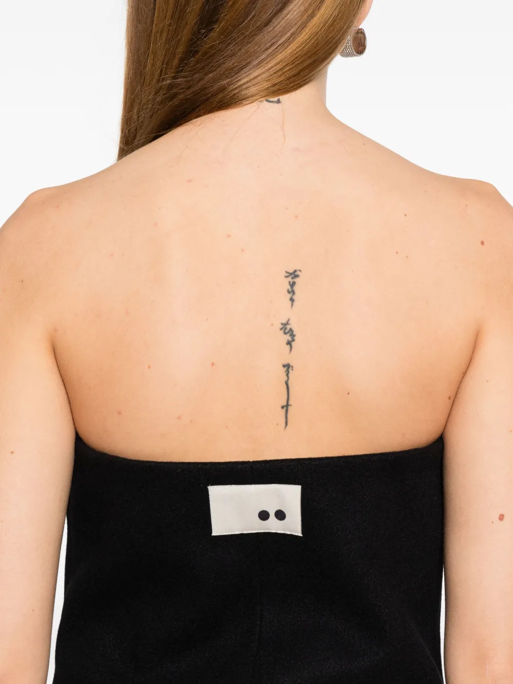 The M Floriana Top In Black