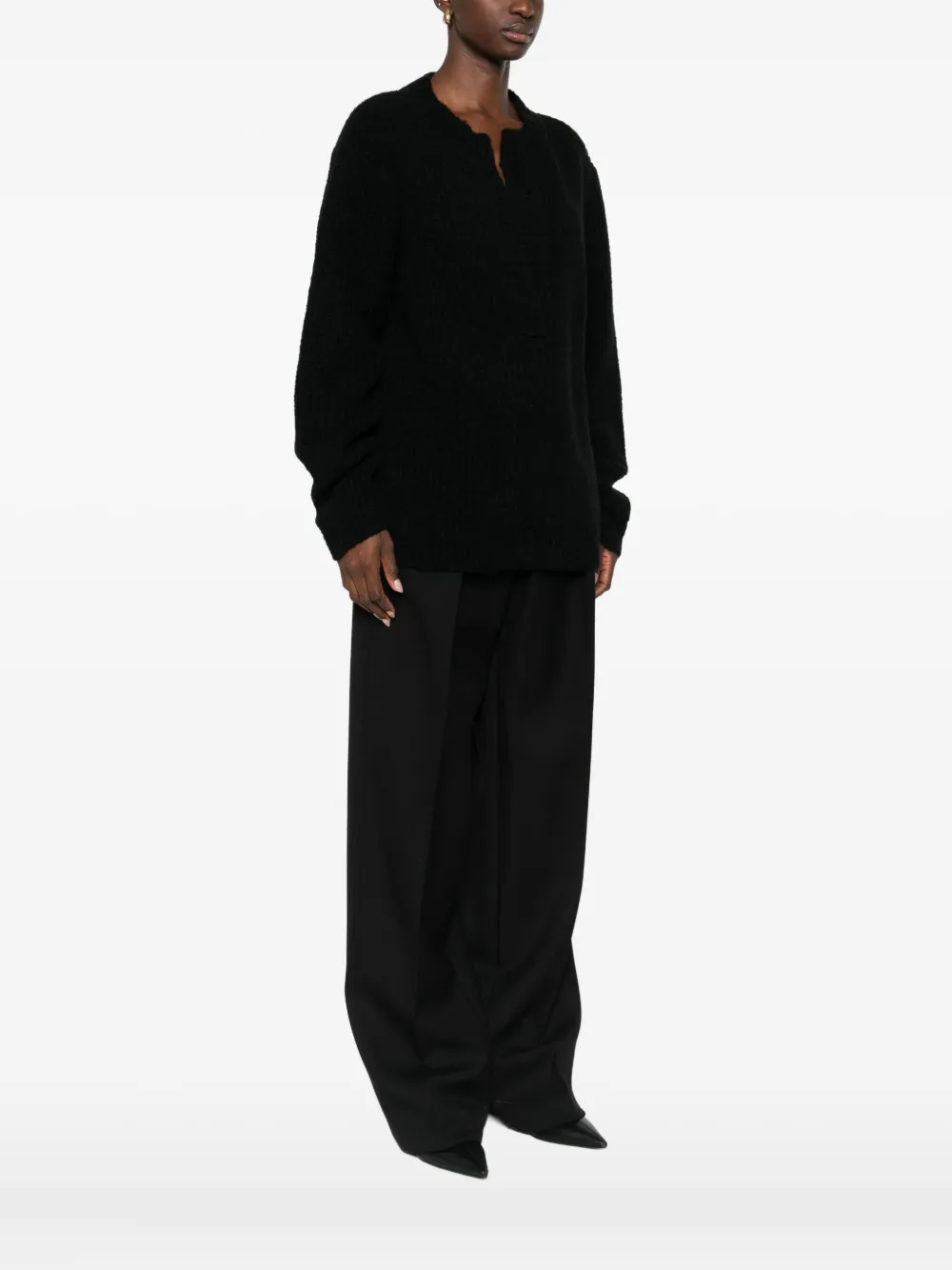 The M Ludo Sweater In Black