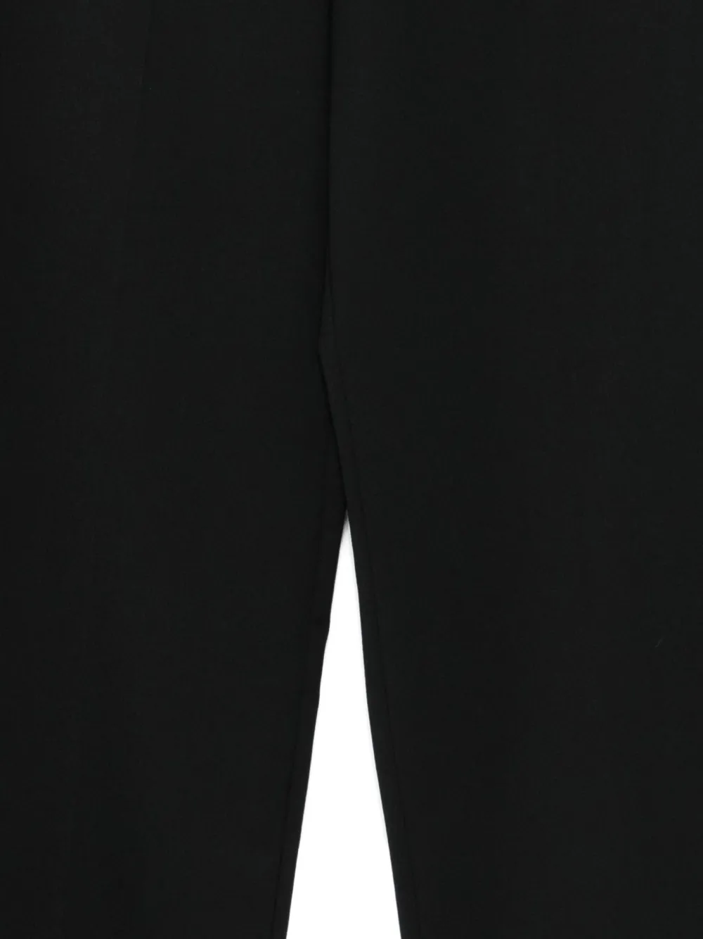 THE M Wollen straight broek Zwart