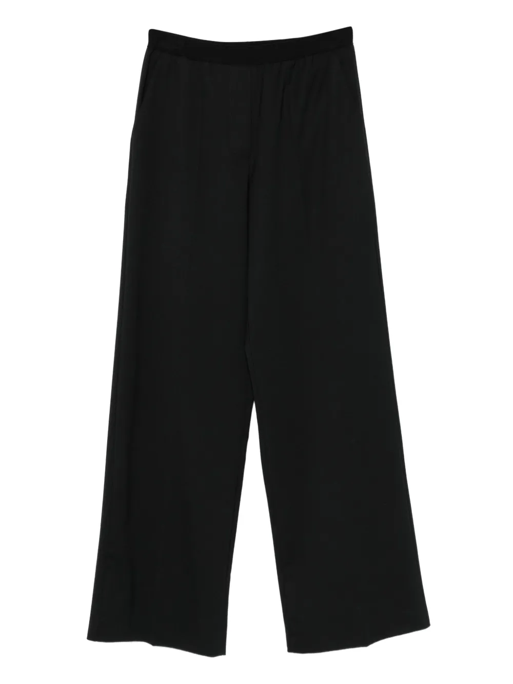 THE M wool straight-leg trousers | Black | Image 1