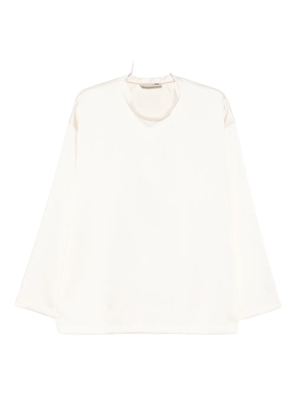 The M Long Sleeve Blouse In White