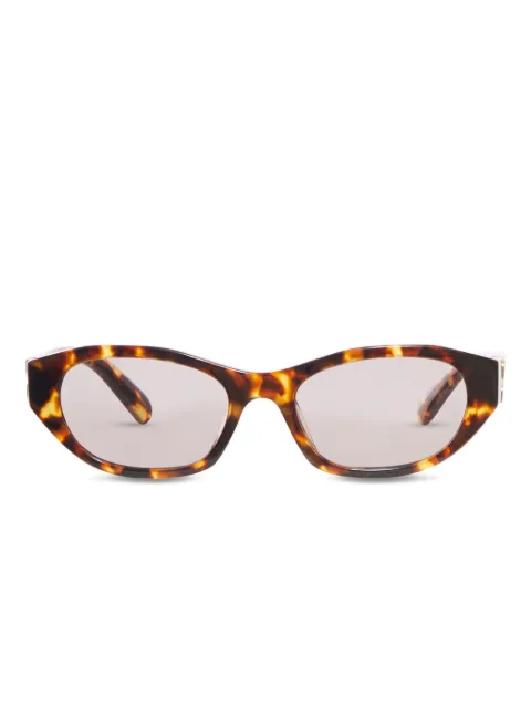 Miu Miu logo-plaque sunglasses