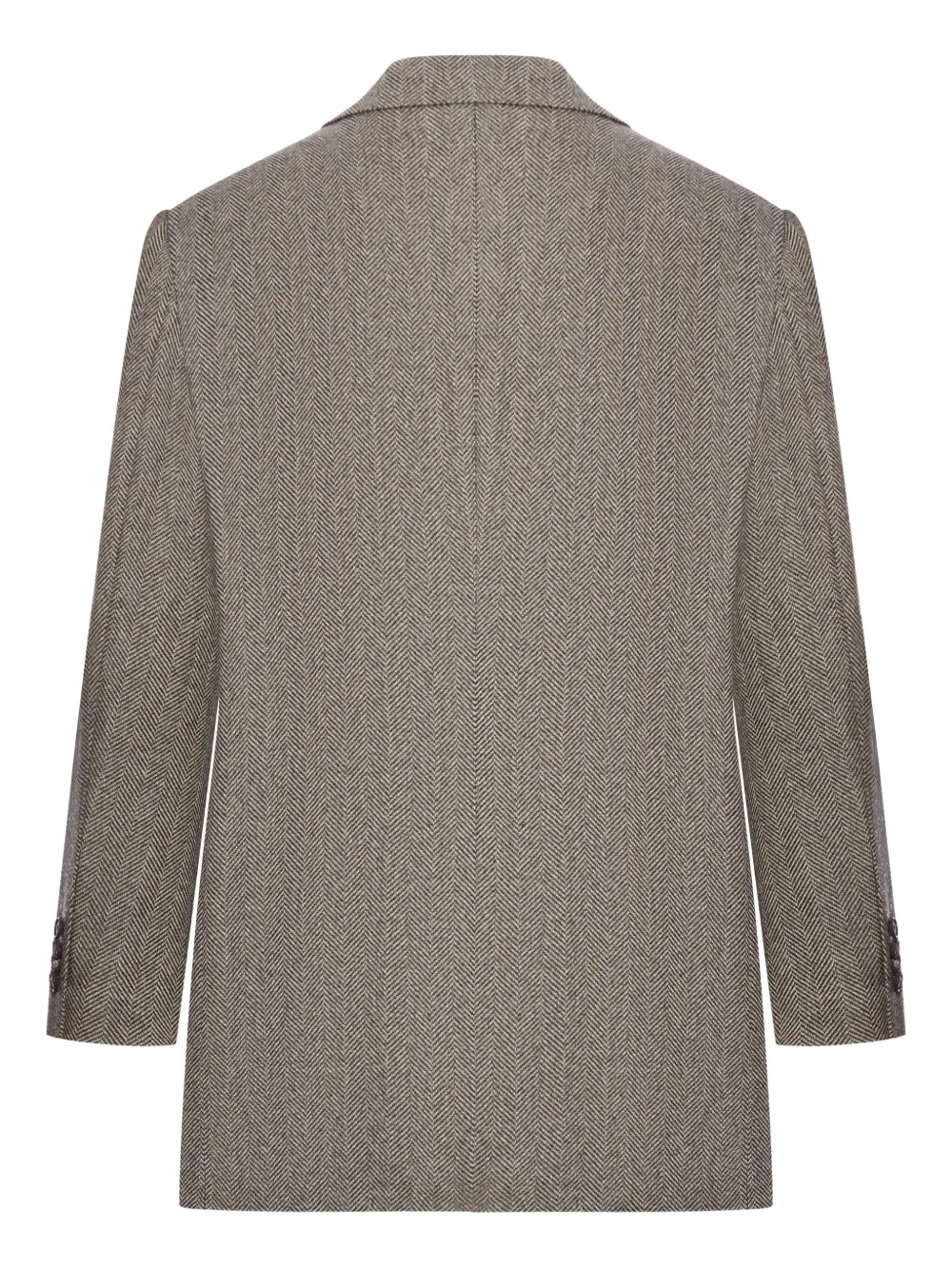 Tagliatore Blazer met visgraatpatroon Bruin