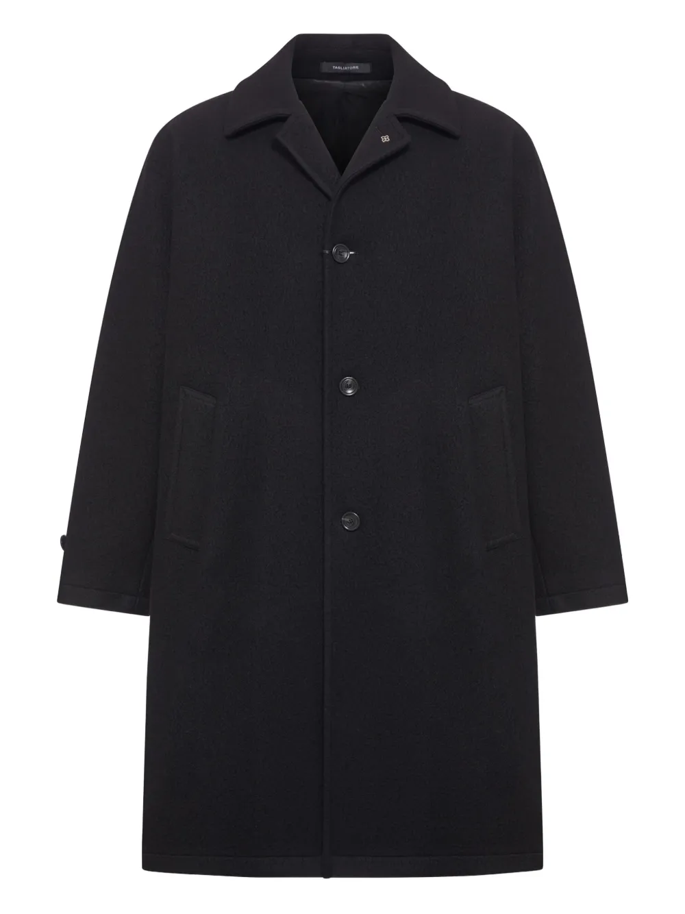 Tagliatore single-breasted coat | Black | Image 1