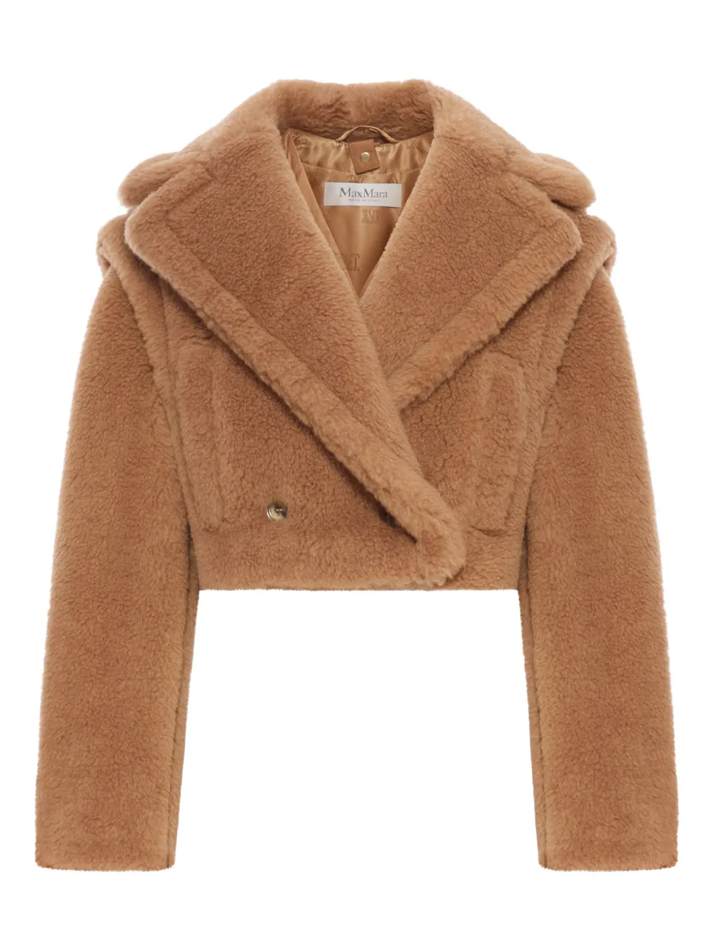 Max Mara Double-breasted Coat In Brown