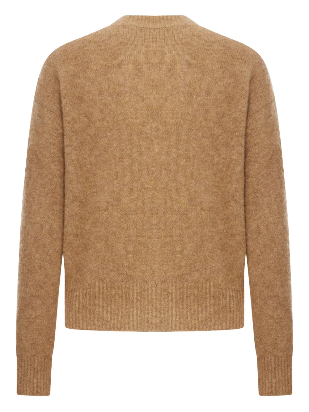 AMI Paris logo-detail crew-neck sweater | Knitted Sweaters | Image 2