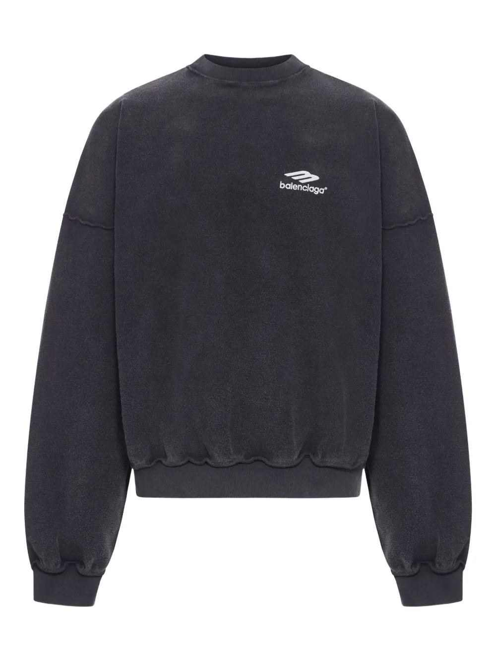 Balenciaga sudadera con efecto degradado | negro | Image 1
