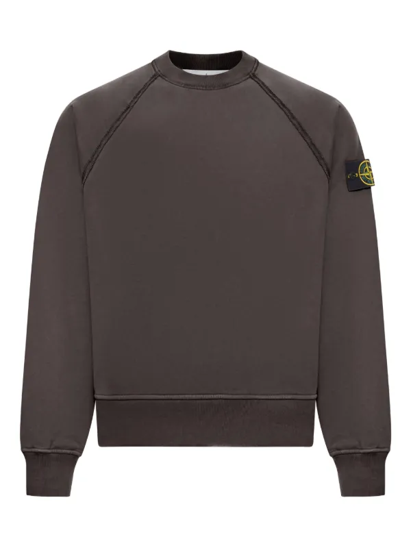 Stone Island ラグランスリーブ スウェットシャツ | グレー | FARFETCH JP