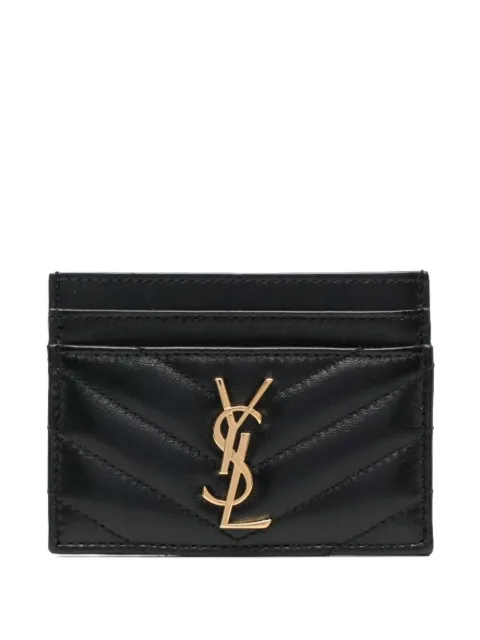 Saint Laurent chevron logo cardholder