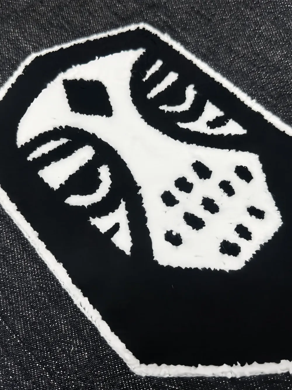 Haculla Shorts met franje en applicatie Zwart
