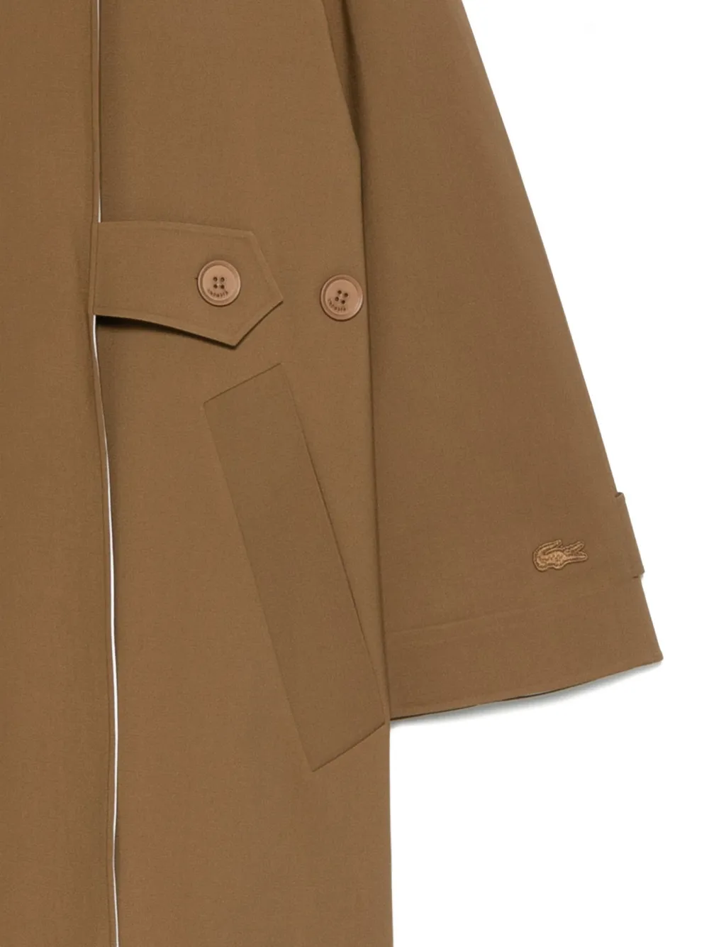 Lacoste Jas met puntkraag Bruin