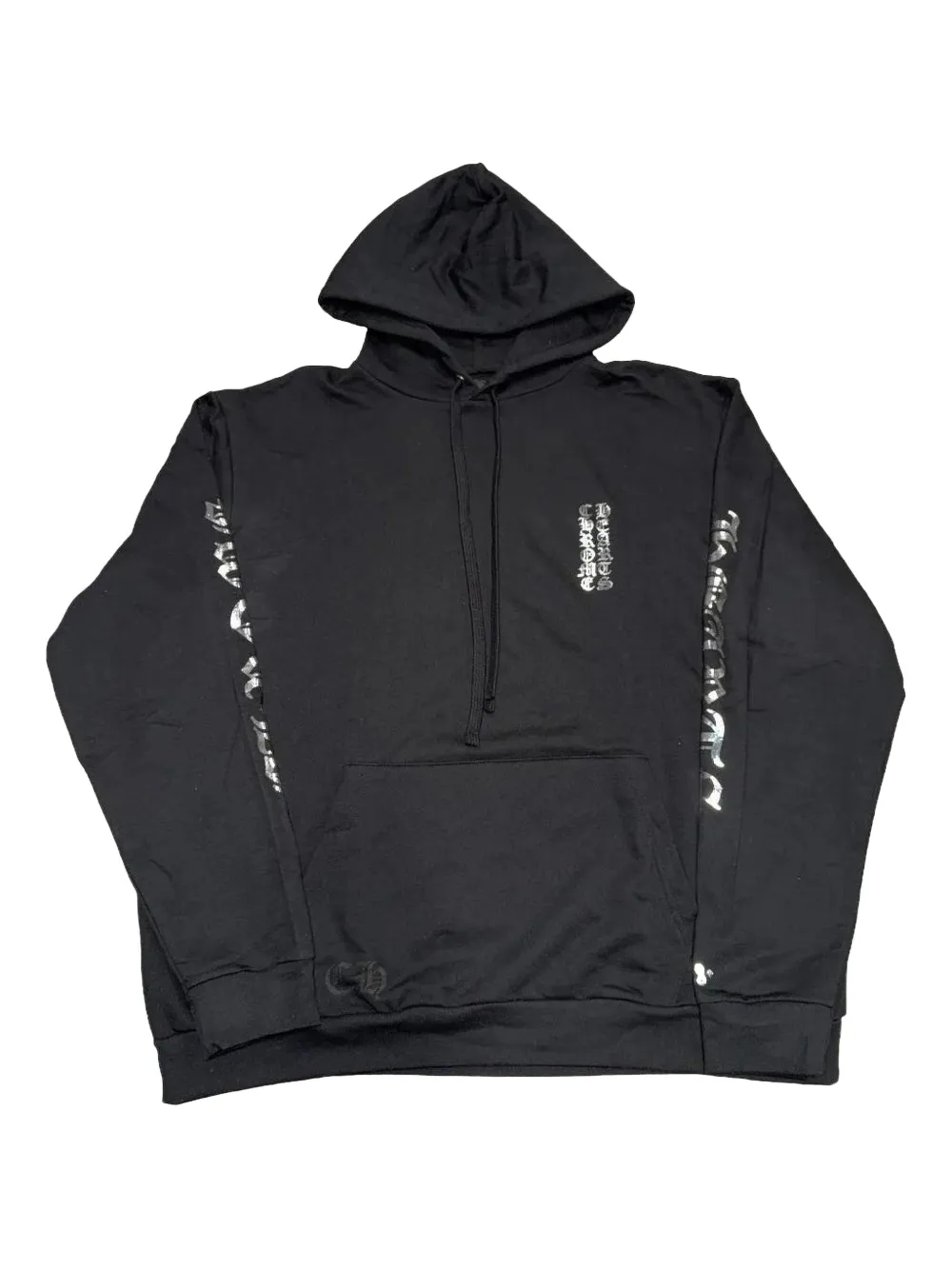 Chrome Hearts foil-print hoodie | Black | Image 1
