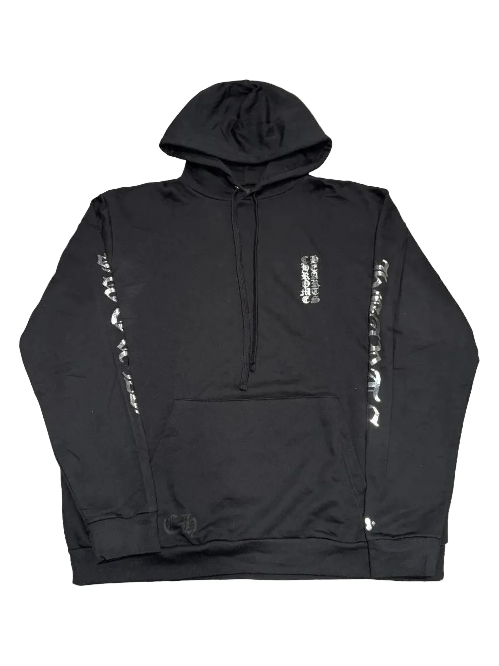Chrome Hearts foil-print hoodie | Black | Image 1
