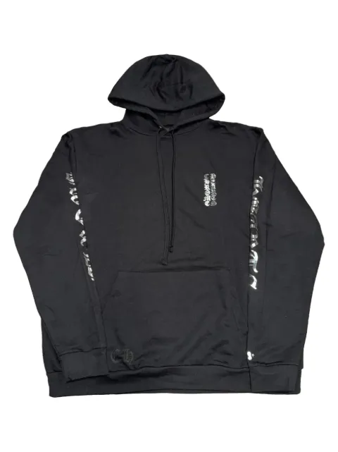 Chrome Hearts foil-print hoodie
