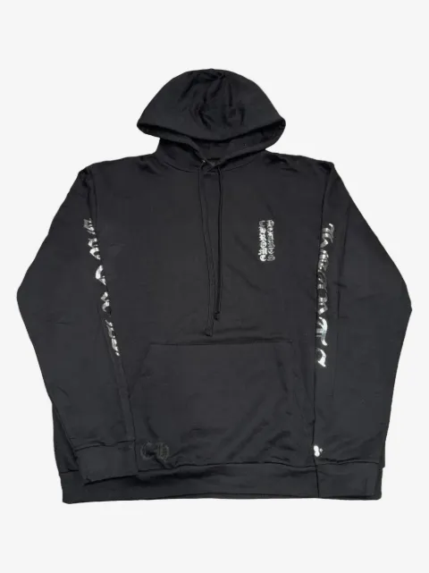 Chrome Hearts hoodie con estampado metalizado