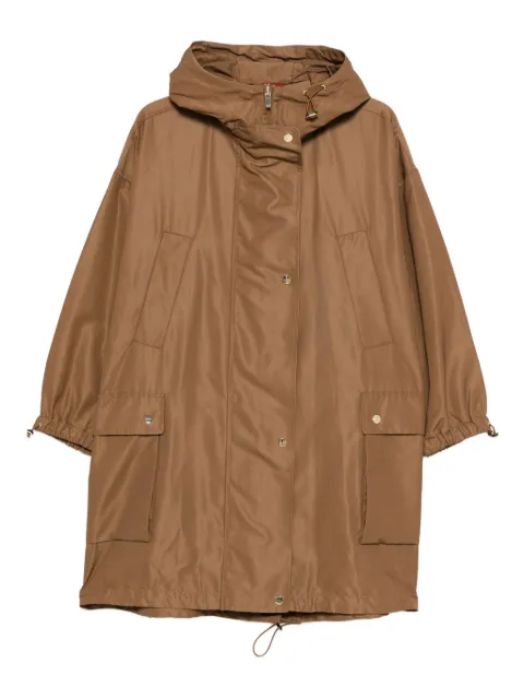 Max Mara hooded flap-pocket jacket