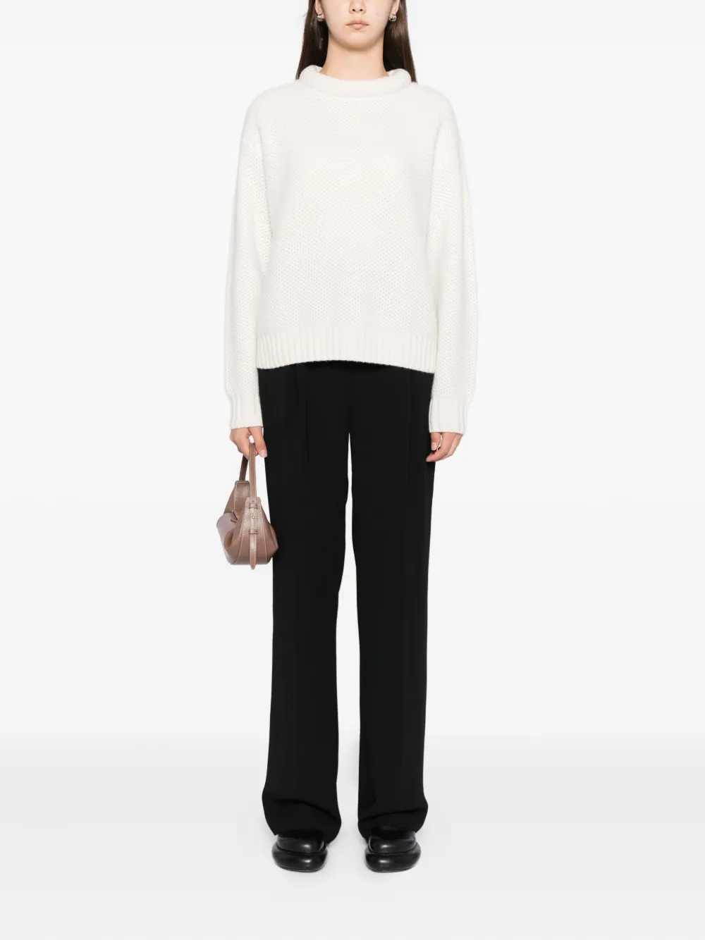 TWP Waffle jumper | Knitted Sweaters | Image 2