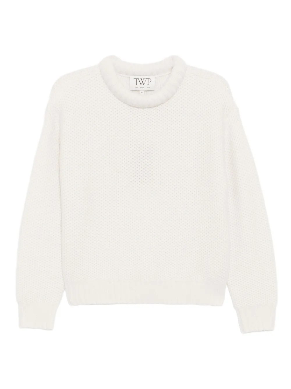 TWP Waffle jumper | Neutrals | Image 1