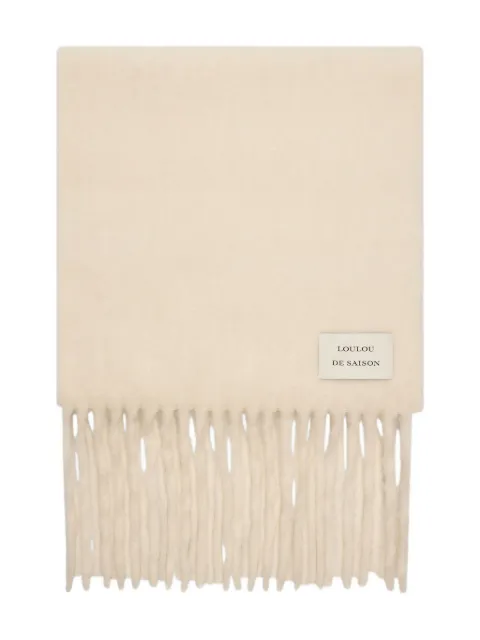 Loulou Santo fringed-edge scarf