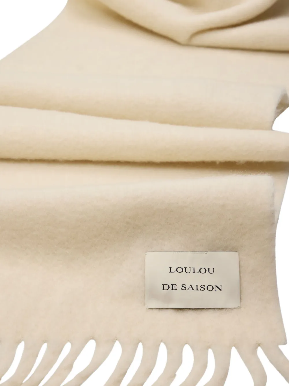 Loulou Santo fringed-edge scarf | Image 2