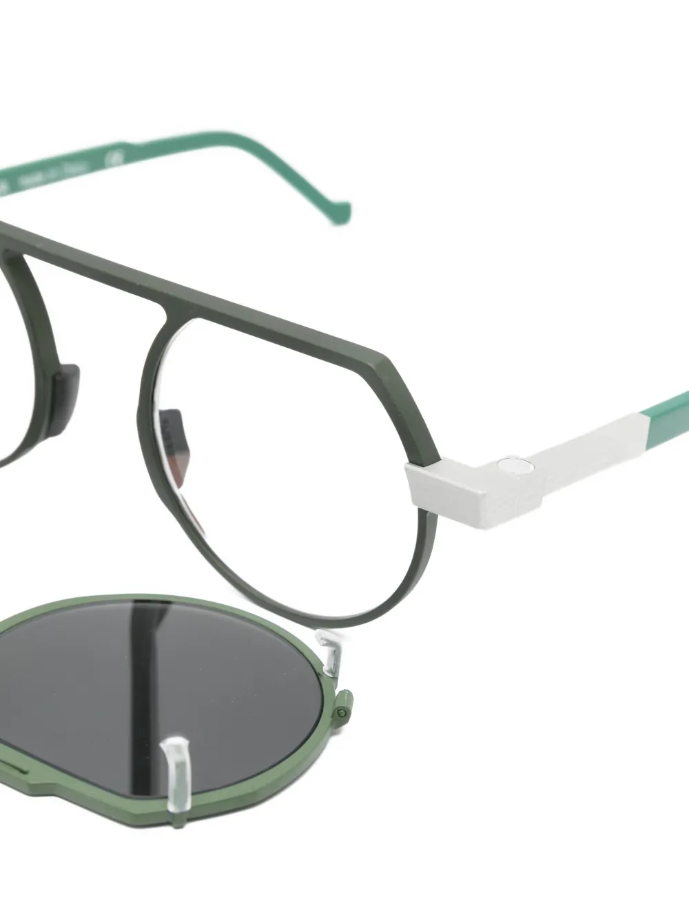  Vava Eyewear Bl0052 Round-frame Glasses - Green 