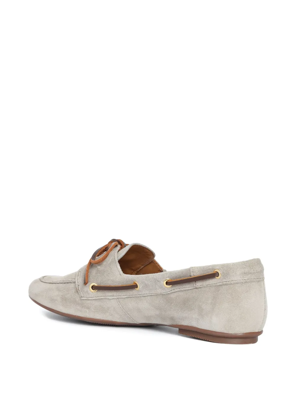 Sarah Chofakian Moon Basket Loafers In Gray