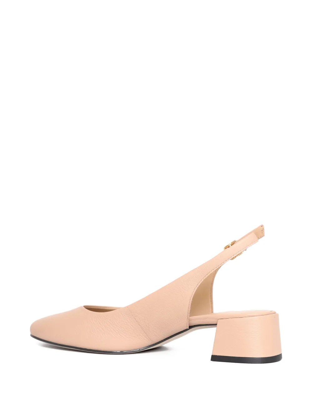 Sarah Chofakian 3.5mm Slingback Latte Pumps In Neutral