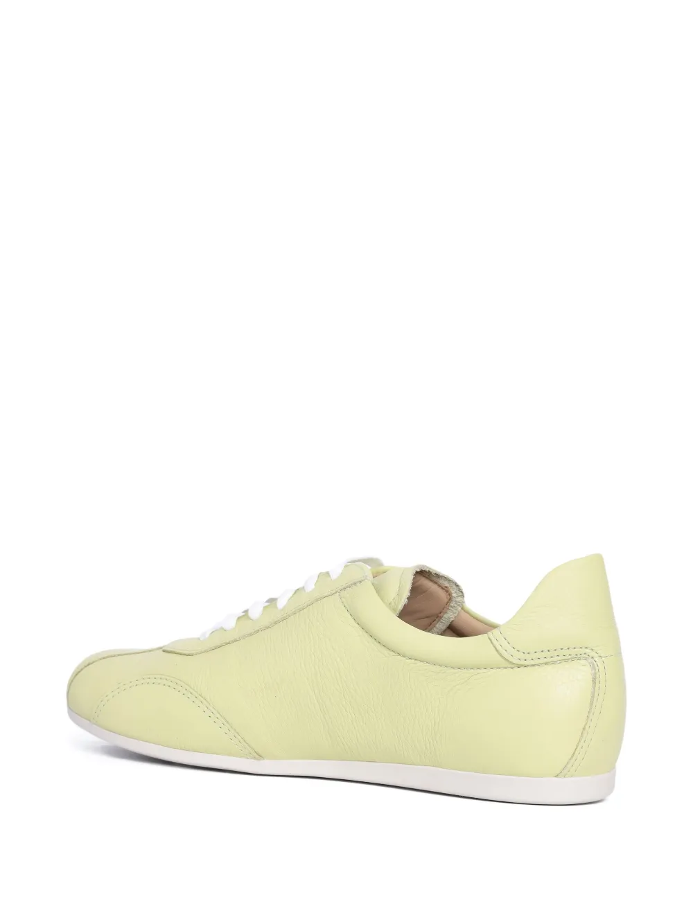 Sarah Chofakian Mochi Stripe Sneakers In Yellow