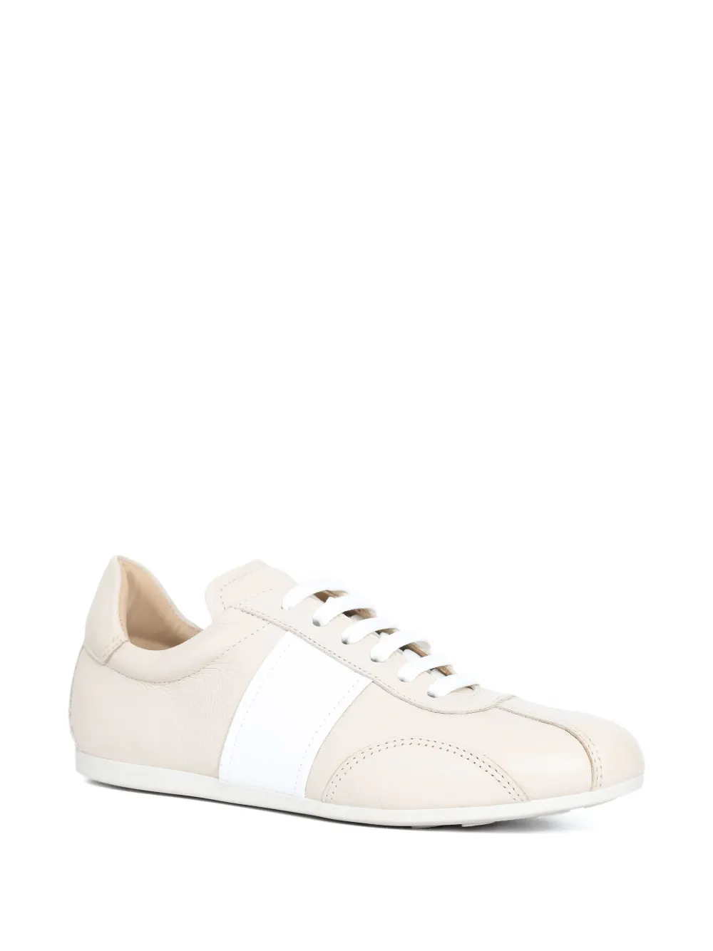 Sarah Chofakian Mochi Stripe Sneakers In Neutral