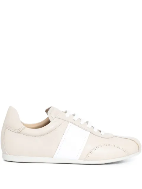Sarah Chofakian Mochi stripe sneakers