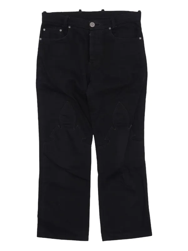 Chrome Hearts Jeans Con Cinco Bolsillos | Negro | FARFETCH CL