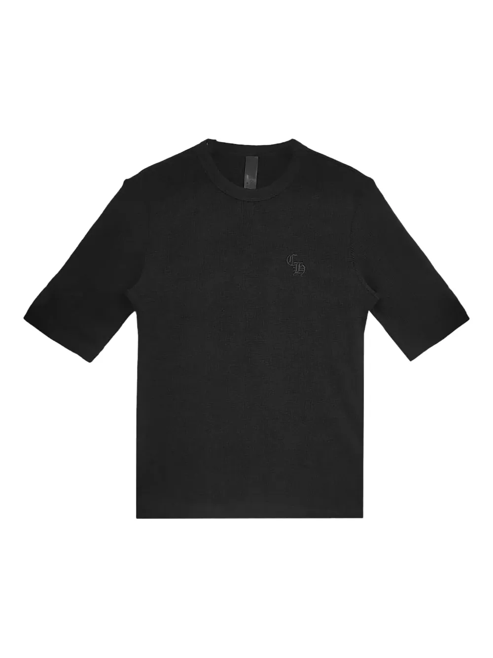 Chrome Hearts playera Waffle Thermal | negro | Image 1