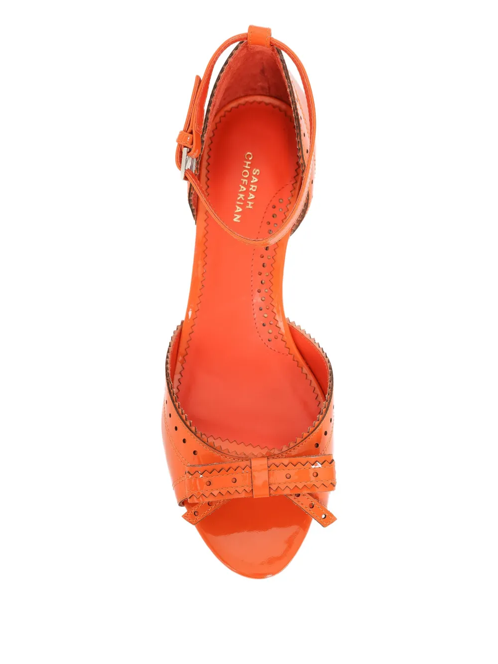 Sarah Chofakian 55mm Macaron sandals Oranje