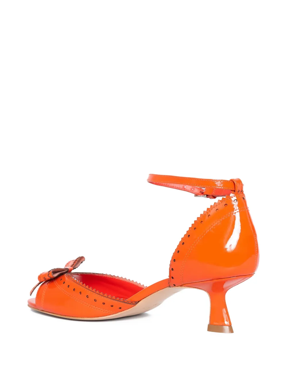 Sarah Chofakian 55mm Macaron sandals Oranje