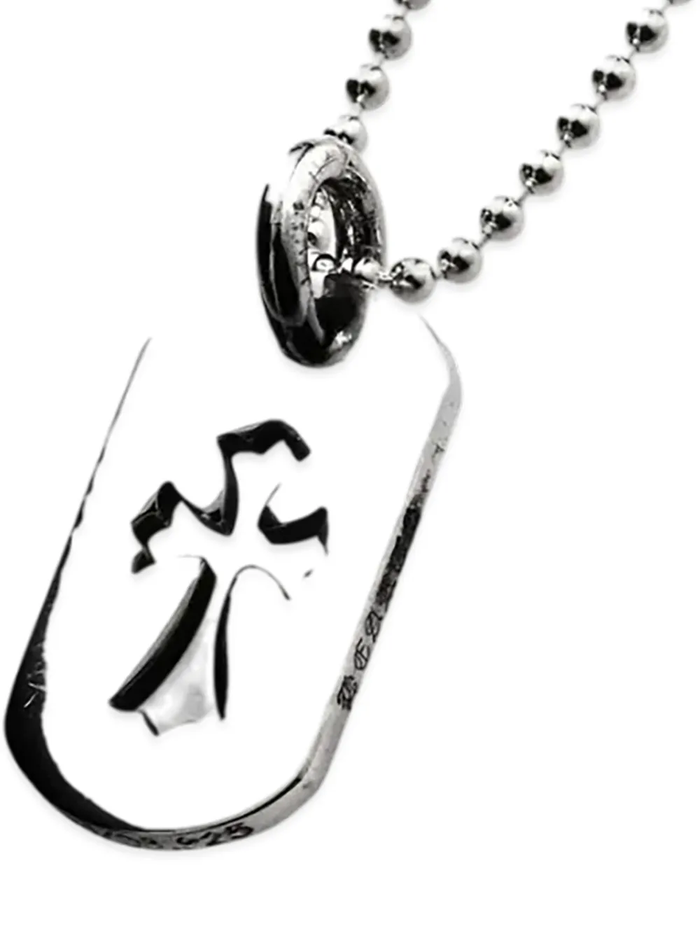 Chrome Hearts pendentif croix à découpes | argent | Image 1