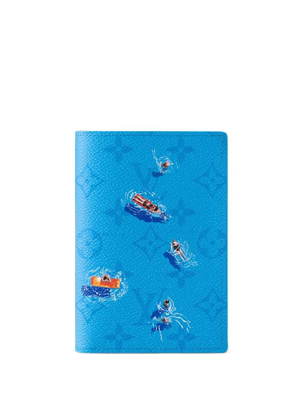 Louis Vuitton Pre-Owned Porta passaporto con monogramma - Blu