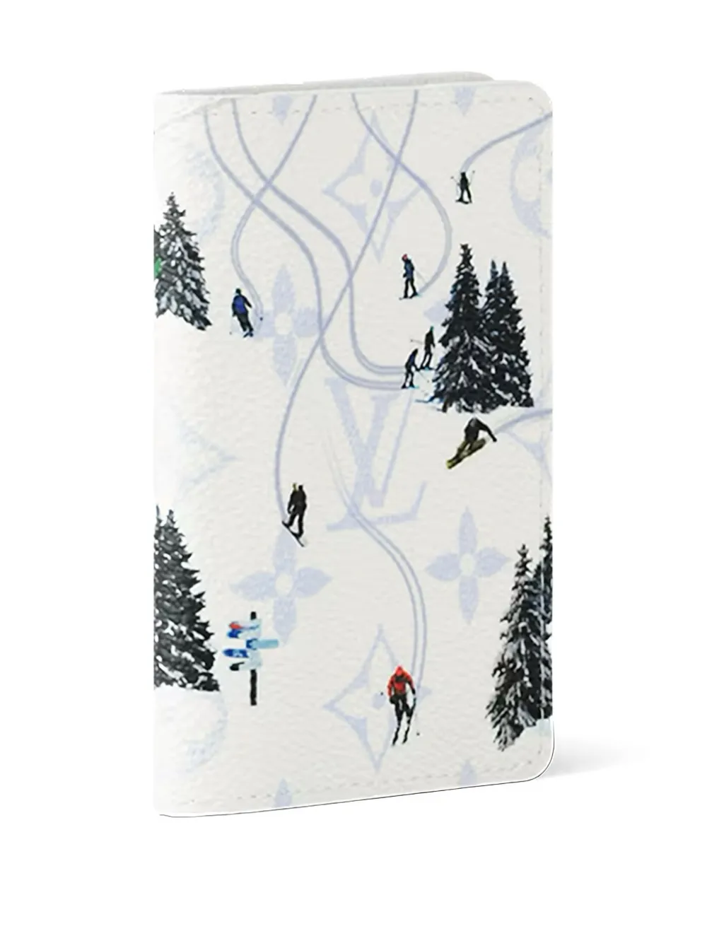  Louis Vuitton Pre-owned Graphic Pocket Organizer Wallet - White 