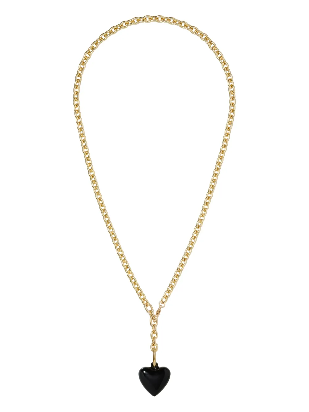 Roxanne Assoulin The Mini Puffy Heart necklace - Nero