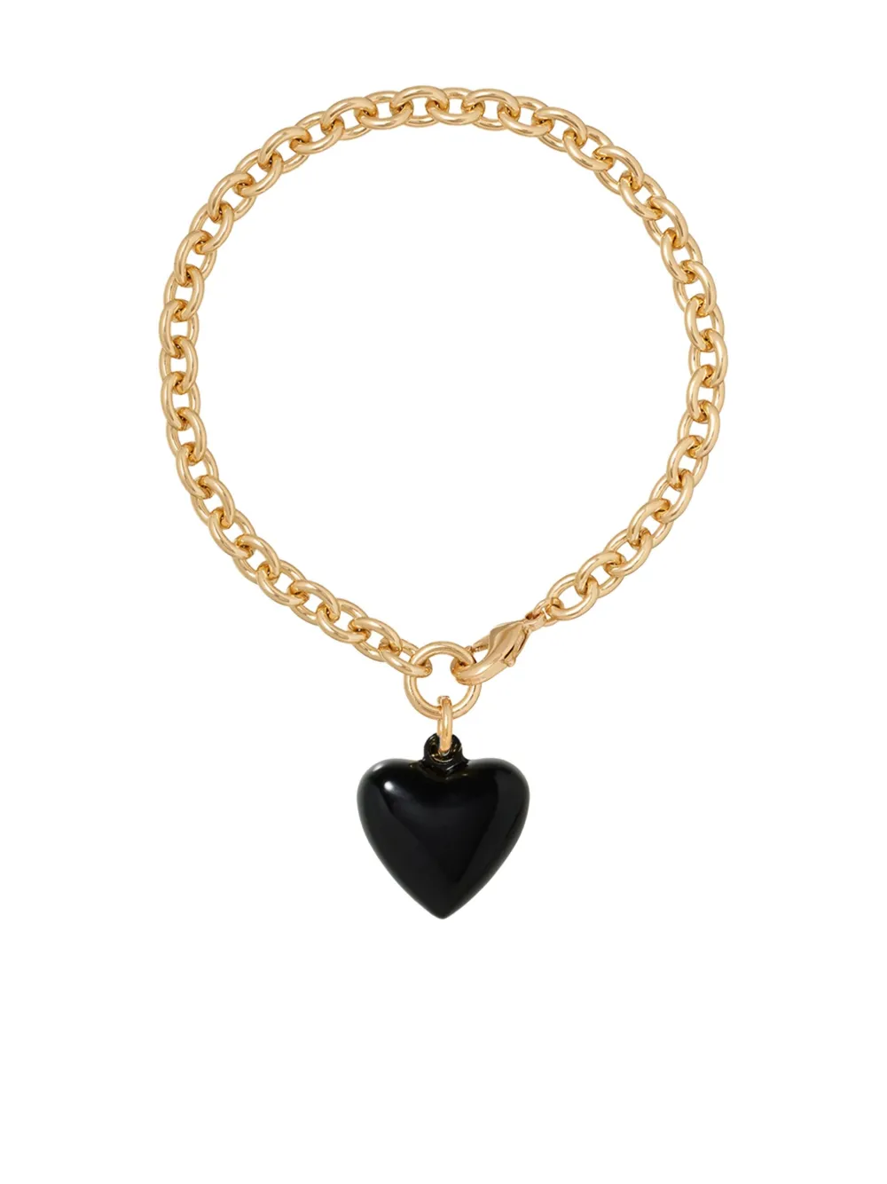 Roxanne Assoulin Puffy Heart bracelet - Nero