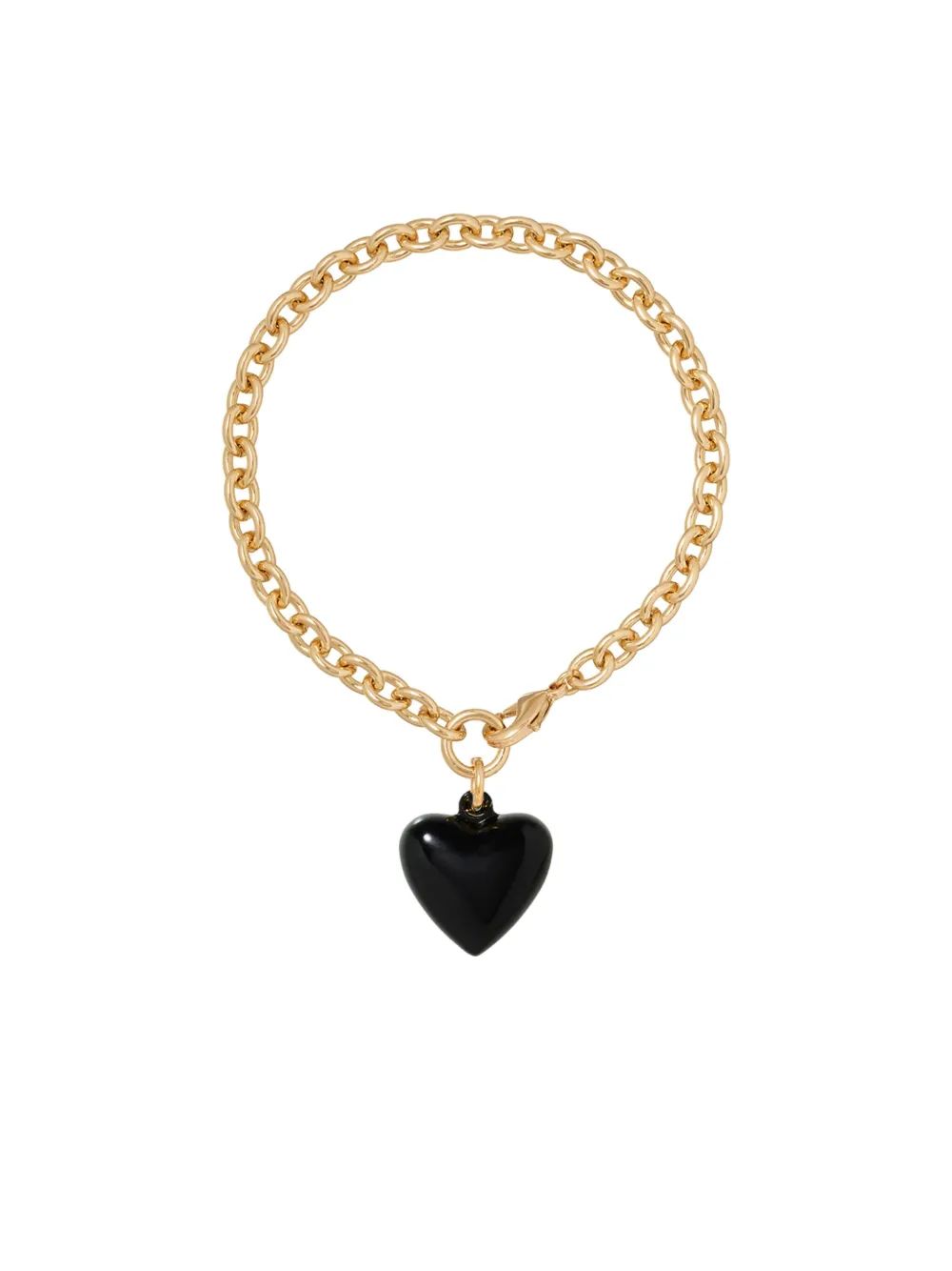 Roxanne Assoulin Puffy Heart bracelet - Zwart