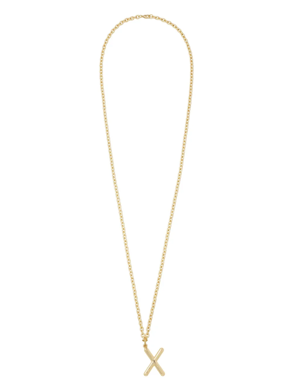 Roxanne Assoulin Big Puffy Initial necklace - Oro