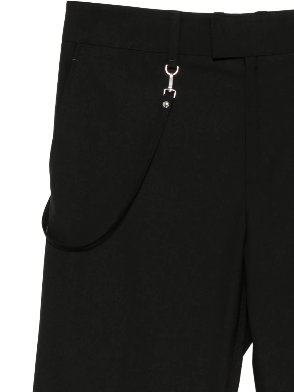 Courrèges Broek met riemlussen Zwart