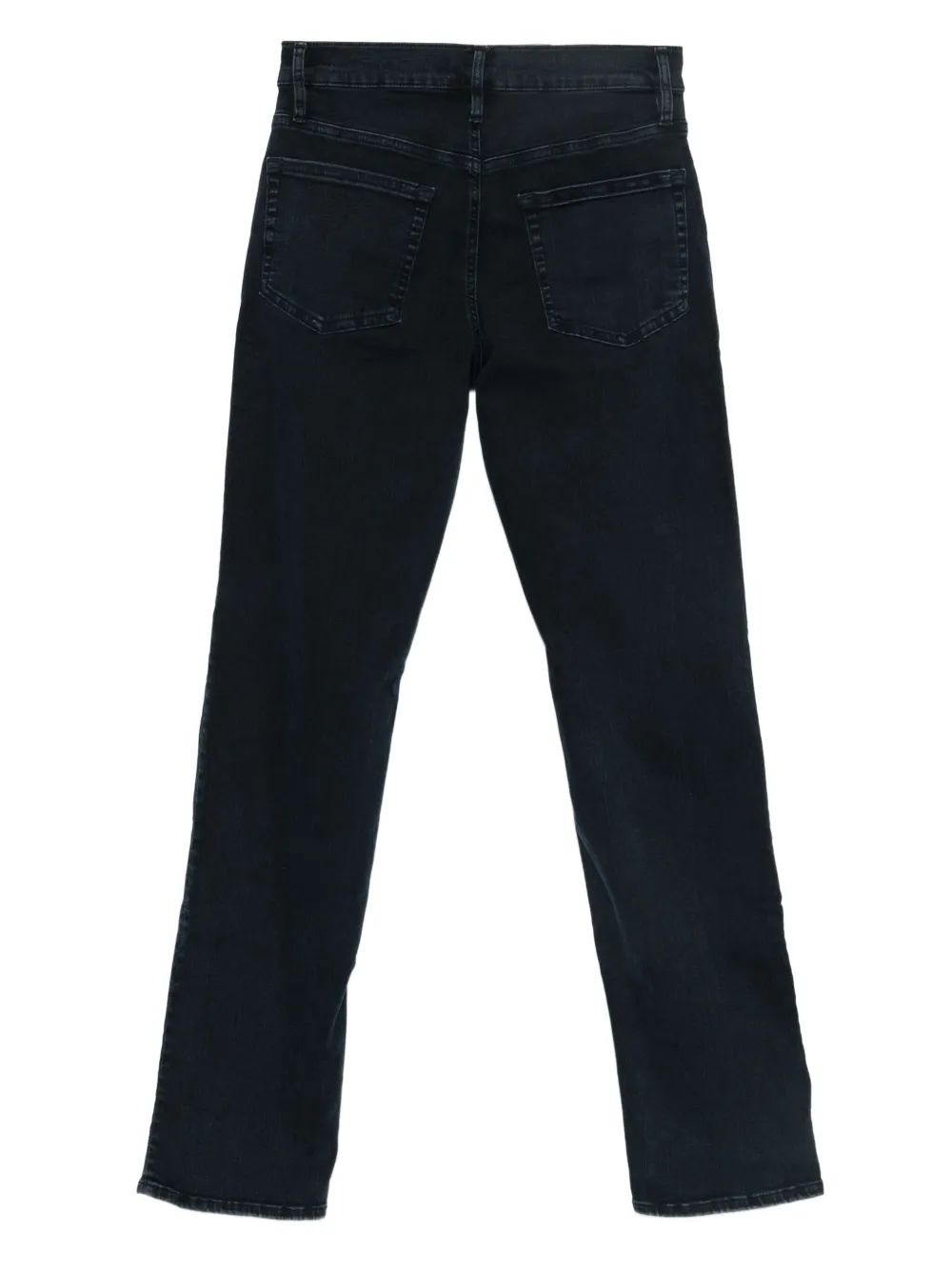 FRAME Straight jeans met knopen - Blauw
