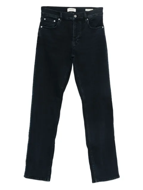 FRAME buttoned straight-leg jeans